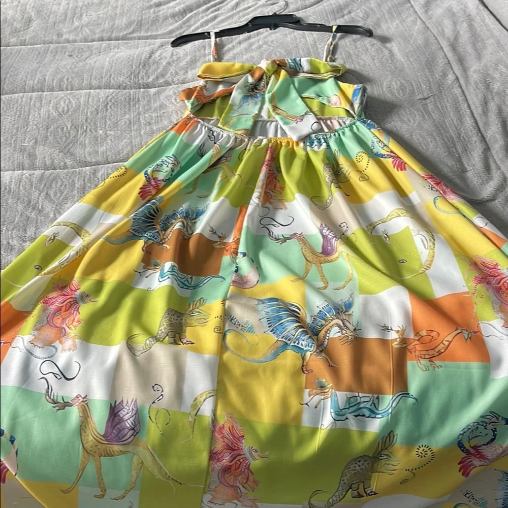 ROMWE Colorful Patterned Maxi Dress - Picture 5 of 7